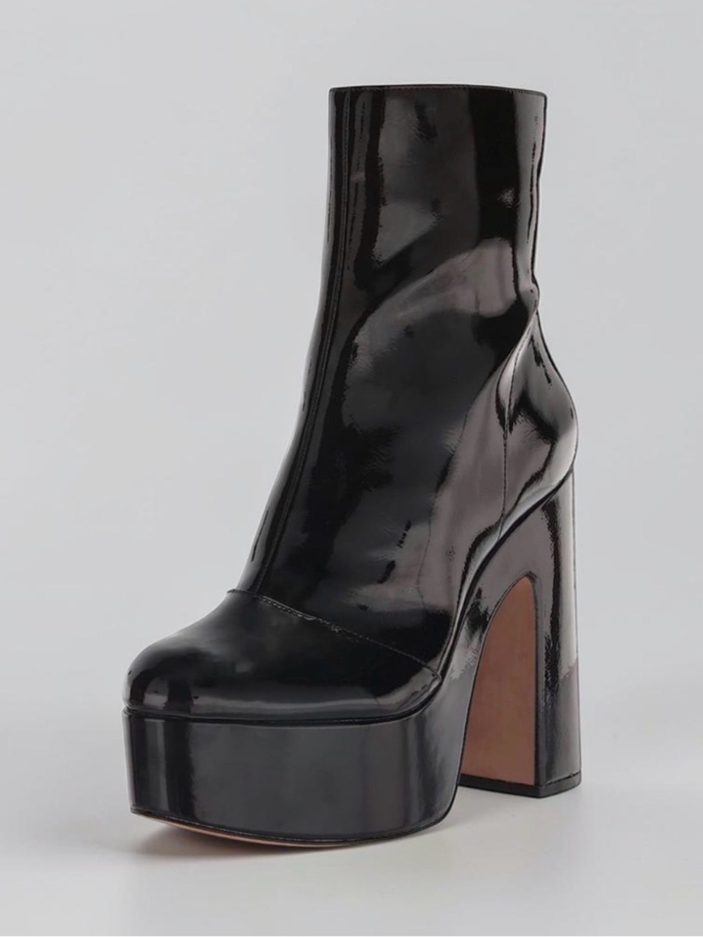 Jessica Simpson MADLAINA Black Patent Ankle Boot